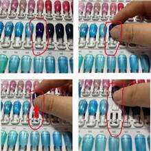 1pc Portable Detachable Non-Magnetic Nail Polish Color Card, 150 Colors Nail Polish Sample Display Book, Suitable For Nail Salons, Easy To Refill And Not Easy To Fall Off - White - View 8