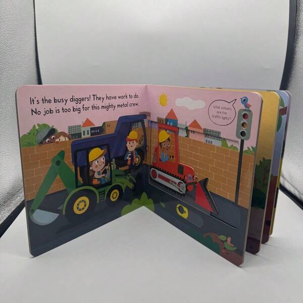 Durable Educational Cardboard Folding Inner Page Picture Book, Family Story Time, Early English Learning, Cognitive Enlightenment, Language Development, Halloween Christmas Gift, Back To School Supplies