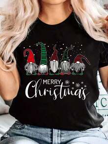 Short-Sleeved T-Shirt With A Witch Print Wearing A Wizard Of Oz Hat, Fashionable And Casual, Suitable For Spring And Summer, Plus Size For Women, Crew Neck - Vintage Street Style Unisex Cotton Short Sleeve Crew Neck T-Shirt - 3 - 查看 6