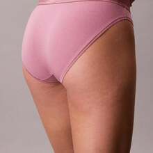 Calvin Klein Icon Cotton Modal Metallic Bikini QF8827 - Soft Mauve - View 4