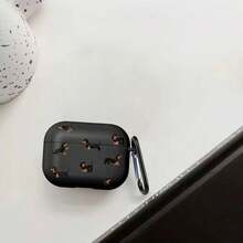 Ốp điện thoại Apple in hình chó Dachshund dễ thương, vỏ bảo vệ bằng silicon mềm màu đen kèm móc khóa, phụ kiện tai nghe thời trang. - màu đen - Xem 2