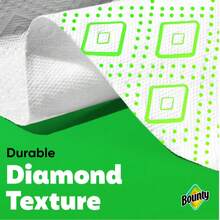 Bounty Select-A-Size Paper Towels, 1 Mega Roll, White, 164 Sheets Per Roll, Absorbent Household Cleaning Paper Towels - Roll - View 3