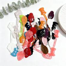 12件套亮丽彩色发夹套装，时尚糖果色按扣发夹 - 耐用、百搭、时尚配饰，适合女士发型和日常佩戴 - 彩色 - 查看 13