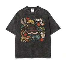 Camiseta "Love The Unloved Insect Lover" Tallas S~5XL, Oversize Unisex, Camiseta Lavada para Mujer y Hombre, Corte Unisex, Algodón Batik, Ropa Urbana Oversize para Hombre, Súper Suave, Preencogida. - Negro - Ver 5