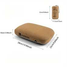 1-Piece Outdoor Camping Pillow, Available In 4 Colors, Outdoor Memory Foam Pillow, Portable Neck Pillow, Suitable For Outdoor Camping And Travel, The Best Gift Choice - Purple - View 10