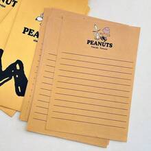 SNOOPY 1 Set DIY  Pink Envelope And Letter Paper Set, Yellow Cute Student Love Letter Confession Letter, New Year Gift, Valentine's Day Gift, Easter Gift [Random Style] - Multicolor - View 2
