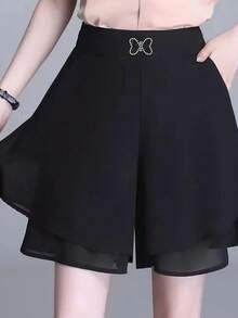 Women Shorts - Black - View 6