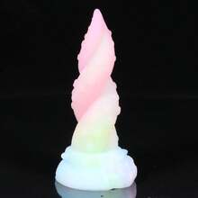 Silicone Realistic Dildo, Glowing Colorful Lifelike Penis Toy, Adult Sex Toy For G-Spot And Prostate Orgasm, Realistic Penis, For Him - one-size - View 14