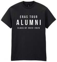 Camiseta de la Turna de Graduados de Eras 2030 - 2025 para Mujer, Unisex, Camiseta de Concierto Musical, Camisetas de Moda, Tops Modernos, Camisetas Cómodas - Negro - Ver 2