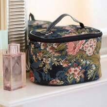 Signare Womens Vanity Bag/ Toiletry Case/ Make-Up Case Available in 14 Designs Peony - como en la imagen - Ver 7