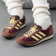 Adidas 阿迪达斯 Originals SL72 OG 经典复古休闲运动鞋，带缓冲的低帮运动休闲鞋，男女通用 - 巧克力棕 - 查看 20