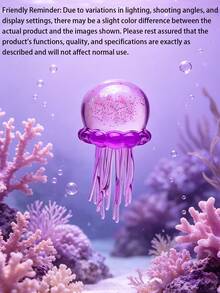 Jellyfish Shaped Stress Relief Squeeze Toy | Soft And Slow Rebound Sensory Stress Relief Toy, Helps Relax Hands And Mind | ASMR Stress Relief Desktop Decor For Office, Home And Study | Decorative Desktop Accessory With Marine Aesthetics | Creative Party Favor, Gift Bag Filler And Unique Gift | Suitable For Adult Birthday, Holiday And Special Occasion Gifts | Adorable Ocean Themed Sensory Toy To Relax And Relieve Anxiety - Multicolor - View 9