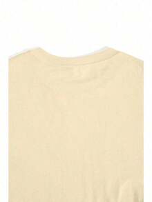 1 Men's T-Shirt With Leopard, Heart And Sunflower Print, Country Theme, 100% Cotton, Casual Summer T-Shirt For Men, Gift For Men, Urban Clothing - 淺黃色 - 查看 5