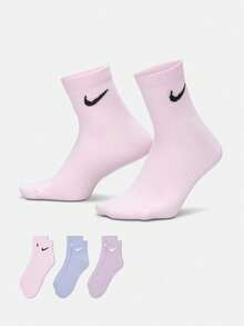 Nike Everyday 輕量快乾訓練襪 (3雙裝) 66%棉 33%聚酯纖維 1%彈性纖維 SX7677-903 - 彩色 - 查看 10