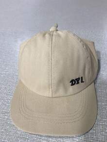 1件女款開頂馬尾棒球帽，字母刺繡高髮髻帽，輕量棉質可調節遮陽帽，休閒戶外防曬帽，女帽 - 彩色 - 查看 18