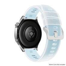 22mm 透明雙色矽膠錶帶,相容於 Galaxy Watch S4 S3 S2 S1 Active/Mi Watch 2 Pro/Color 1 2 智慧手錶錶帶 - 22mm - 查看 16