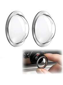 2 piezas Protector de lente de cámara de coche - Protección de 360°, anti-arañazos y resistente al agua, compatible con la mayoría de las cámaras para automóviles - Un par - Ver 10