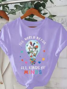 Camiseta de mujer para primavera y verano - Negro - Ver 11