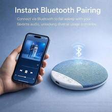 1pc Ultra-Thin Bluetooth Pillow Speaker With Built-In White Noise For Sleep Aid And Timer Function, Invisible Stereo Bass Sleep Headphones, Suitable For Adults, Light Sleepers And Travel - View 6