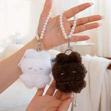 9cm Cute Sleeping Rabbit Plush Pendant, Bag Charm, Keychain, Gift, Backpack, Schoolbag Decoration - 9 Centimeters - View 5