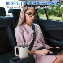 1/2pcs Replacement Lid Caps Compatible With Stanley 40oz Tumbler, Includes Straw Flip Lid, Leak-Proof, Reusable - Multicolor - View 5