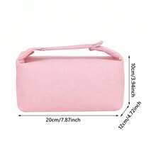 Fashionable Large Capacity Cosmetic Storage Bag Canvas Handheld Toiletry Bag Portable Travel Storage Bag Cosmetic Storage - Multicolor - View 9