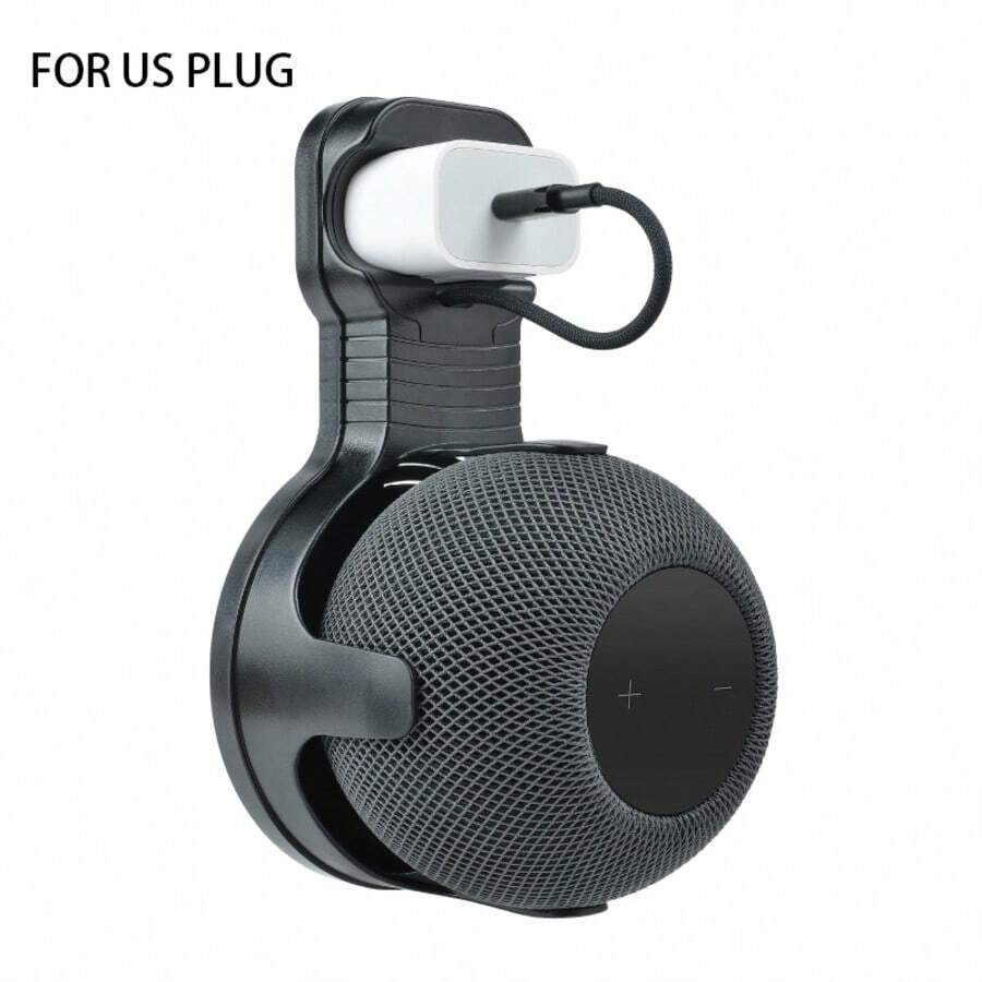 标准美规插头壁挂式支架,兼容苹果 HomePod Mini,耐用 ABS 材质音箱支架,隐藏式线缆,节省空间。 - 均碼 - 查看 1
