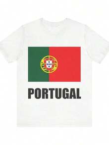 Camiseta con la Bandera de Portugal - Camiseta para Fanáticos del Fútbol de la Selección - Regalo Patriótico del Orgullo Portugués para Hombres y Mujeres - Selección Nacional de la Copa Mundial 2026 - Negro - Ver 6