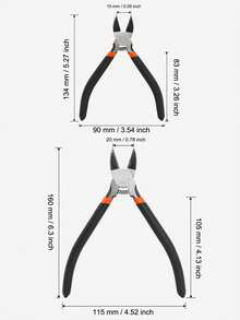 Kìm thép carbon, kìm đa năng cắt chéo, kìm cắt cạnh, kìm thợ điện. - A - Xem 2