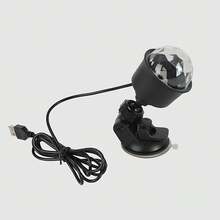 1PC Mini RGB Disco Ball Light USB Powered Sound Activated Stage Light 360° Rotating DJ Party Lamp Music Rhythm Atmosphere Light For Birthday Wedding Karaoke Family Gathering Home Party Decor - Multiple Specifications - View 9