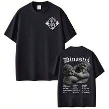 Camisetas con Estampado de la Gira de  y Tito Double P Dinastia, Camisetas de Moda para Hombre y Mujer, Verano% - Negro - Ver 6