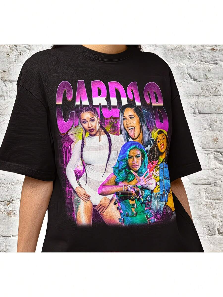 Camiseta Gráfica de Cumpleaños para Él| Camiseta Unisex Estilo Retro Vintage de los 90 para Cumpleaños, Manga Corta, Cuello Redondo, Ropa Vintage, Regalos para Fans y Amigos, Regalos para el Día de San Valentín - Negro - Ver 1