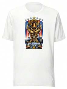 Camiseta unisex de la Copa Mundial de Filadelfia 2026 - Negro - Ver 6