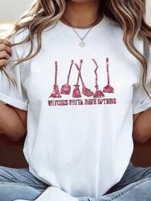 1 pieza Camiseta gráfica divertida para mujer con la frase "Las mejores mamás son promovidas a abuela", camiseta de 180 g/m², negra con texto, regalo para el Día de la Madre, 180 g, 100% algodón. - Blanco 3 - Ver 3