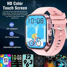 Unisex HD Touch Screen Smart Watch: Call/Wireless Message/Multiple Sports Modes, Silicone Strap, Smart Connection - View 6