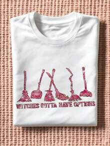 1 pieza Camiseta gráfica divertida para mujer con la frase "Las mejores mamás son promovidas a abuela", camiseta de 180 g/m², negra con texto, regalo para el Día de la Madre, 180 g, 100% algodón. - Blanco 3 - Ver 2
