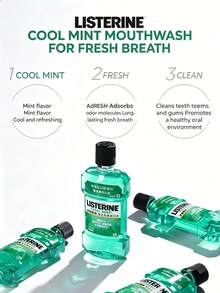 listerine FRESHBURST 強效抗菌漱口水 250ml，薄荷口味，幫助減少口臭與牙菌斑，適用於日常口腔護理，250ml/8.45 Fl.Oz - 薄荷 - 查看 2