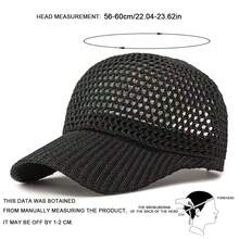 1pc Women's Mesh Knit Baseball Cap, Adjustable Outdoor Sports Hat, Sun Protection Casual Hat Suitable For Spring/Autumn Travel, Beach, Party - Multicolor - View 2
