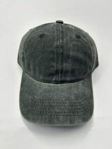 1 chiếc mũ lưỡi trai kiểu retro unisex, không gọng, có thể điều chỉnh, kiểu mũ bố, phụ kiện đi biển cho nam và nữ, vật dụng cần thiết khi đi du lịch. - Một kích cỡ phù hợp cho tất cả - Xem 11
