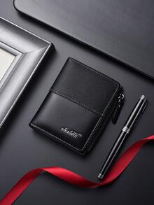 New Men's Short Zipper Wallet, Multi-Card Slots Large Capacity Card Holder Portable,Fathers Day Gifts - Multicolor - View 11