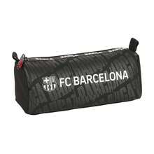 FC Barcelona 長方形鉛筆盒，附彈性背帶，1格收納層拉鍊式開關，開學文具收納袋 - 標準(3) - 查看 2
