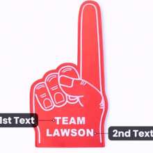 Customized Finger Sleeve, Personalized Foam Finger | Custom Text, Giant Game Day Finger With Custom Message, Game Day/Event/Wedding Customized Finger - Multicolor - View 8