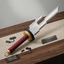 1 pieza Modelo de espada de anime de madera, decoración de escritorio de arte COS delicado, regalo - Multicolor - Ver 2