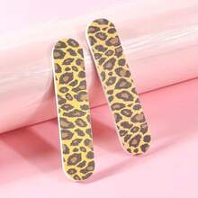 10pcs/Set 9cm Printed Nail Files, Colorful EVA Mini Nail Buffers, Double-Sided Printed Nail Files Set, Convenient For Carrying Out, Suitable For Christmas, Halloween, Holidays, Father's Day - Multicolor - View 4
