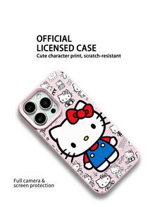 Ốp điện thoại Sanrio màu hồng, phù hợp cho nữ, chống trượt, chống rơi, chống bám vân tay. Tương thích với iPhone 17, 17Air, 17pro, 17promax, 11, 12, 13, 14, 15, 16pro, 16promax, 14Plus, 15Plus, 16Plus, 16pro, 15promax. - Hồng - Xem 5