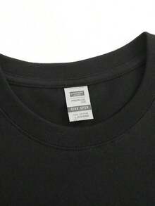 New Arrival 2026: Women's 100% Cotton "Baseball Mom" Print T-Shirt, Soft And Breathable, Crew Neck, For Fall And Winter, Y2K Millennium Style, Urban Fashion, Moisture-Wicking, Casual Wear, Suitable For Celebrations And Parties, Festive Attire. Women's Everyday Wear T-Shirt, 100% Cotton, Soft And Breathable Fabric, Graphic Print - 黑色 1 - 查看 2