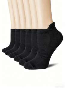 1/5/6/10/20/30 Pasang Kaos Kaki Jala Pendek Putih Pria, Bernapas dan Nyaman, Dengan Penopang Lengkungan Kaki, Cocok untuk Dipakai di Pergelangan Kaki - Putih - View 3