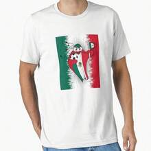 Mascota de la Copa Mundial 2022, Fútbol Nacional de México, Fútbol Retro de México, Camiseta Esencial de Fútbol de MéxicoEsta camiseta de algodón de 220 gramos es la combinación perfecta de comodidad y moda para cualquier aficionado al fútbol. Esta camiseta, especialmente diseñada para hombres y mujeres, utiliza tejidos suaves y transpirables para crear un ajuste fascinante y es ideal para días de competición o ropa casual. Hecho de algodón de alta calidad, duradero y suave al tacto. Ya sea que apoyes a tu equipo favorito, participes en un partido de ocio o disfrutes de un día relajado, esta camiseta multifuncional es el último complemento de tu armario. - Negro - Ver 1