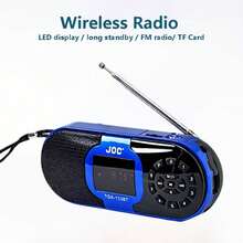 FM Portable Radio With LED Display Wireless 5.4 Radio Speaker Pocket Radio For Home Travel Gifts For Seniors Elderly,Battery Capacity: 1200mAh - View 6