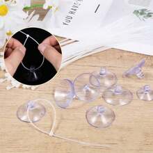 50PCS Aquarium Suction Cups, 25mm Small Suction Cups And 70PCS Zip Tie Aquarium Plant Holder Suctions Cup For Binding Aquariums Plant Holder Fishes Tanks Plants Moss Shrimp Nest Landscape Fixation - As Pic - View 4